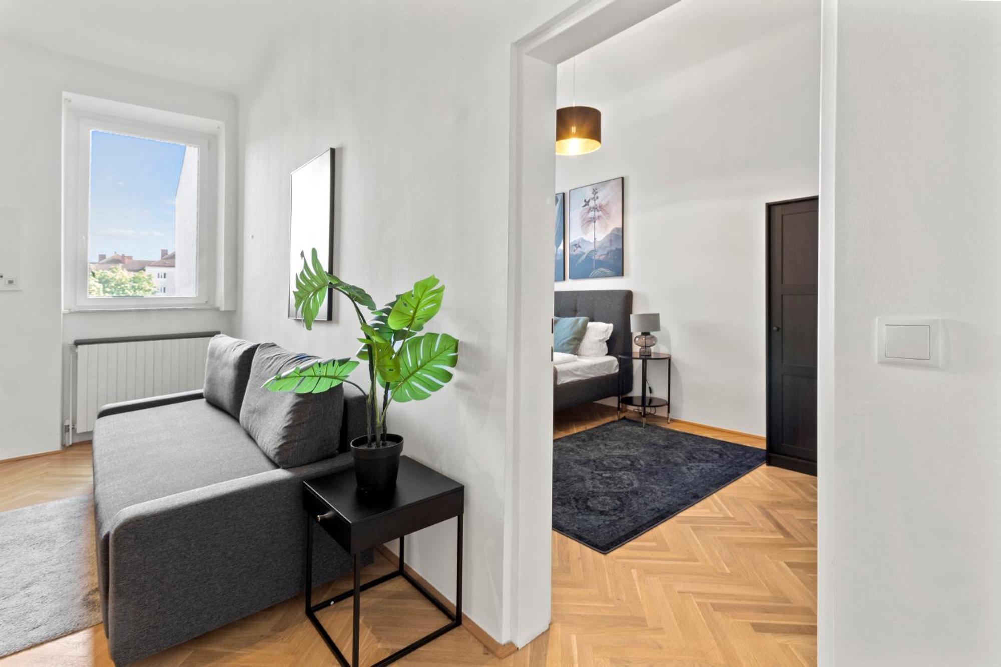 וינה Balcony Apartment, 4 Min To U3 Zipperer Strasse מראה חיצוני תמונה